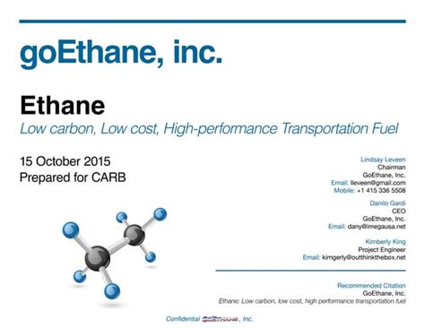  Ethane: Nguồn nhiên liệu sạch cho tương lai hay slechts một giấc mơ?